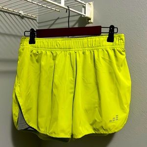 Lime Green Athletic Shorts - BCG - Size Medium